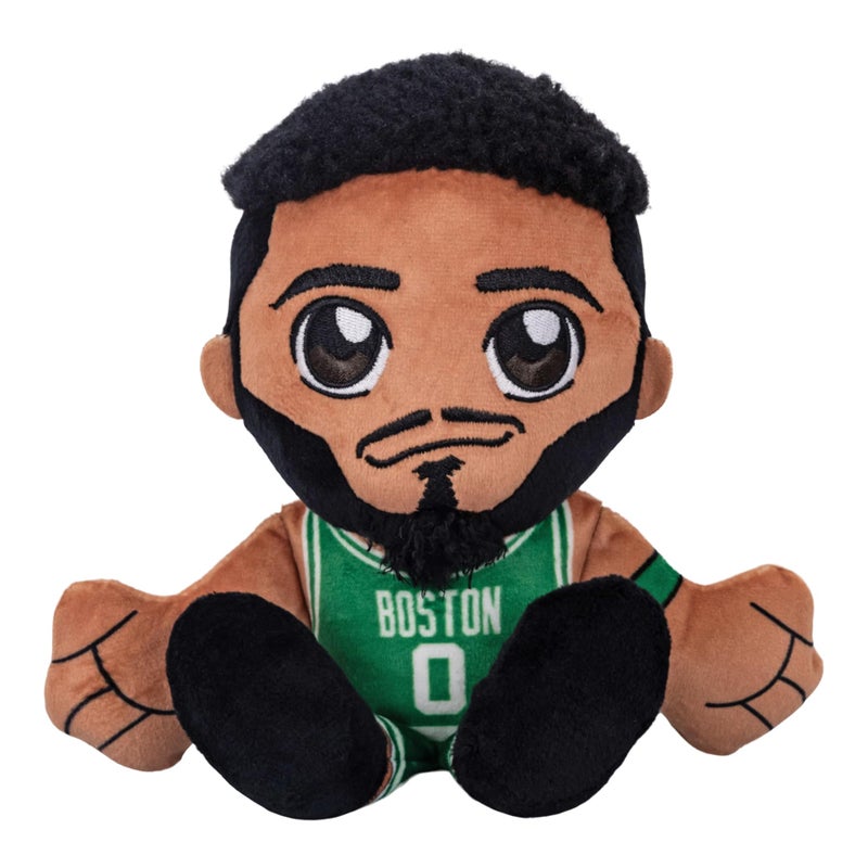 Bleacher Creatures Boston Celtics Jayson Tatum 8"" NBA Kuricha Sitting Plush - Soft Chibi Inspired NBA Superstar - Image 1